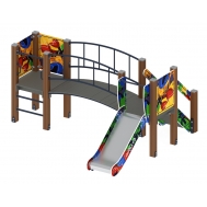 КАРАПУЗ (Граффити) детский игровой комплекс ДИК 1.001.03-03 (Н=750)