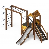 ИГРАЙТЕ С НАМИ (Эко) детский игровой комплекс ДИК 2.01.1.08-02 (Н=1200)