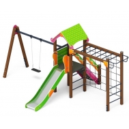 ЛУКОМОРЬЕ детский игровой комплекс ДИК 2.25.03-01.С (Н=1200)