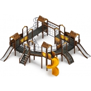 ОСТРОВ ДЕТСТВА (Эко) детский игровой комплекс ДИК 2.01.8.02-02 (Н=1200, Н=2000)