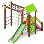 ЛУКОМОРЬЕ детский игровой комплекс ДИК 2.25.04-01.С (Н=1200)