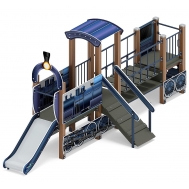 ПАРОВОЗИК детский игровой комплекс ДИК 1.03.5.01-15 (H=750)