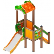 ПОЛЯНКА детский игровой комплекс ДИК 1.16.02-01 (H=900)