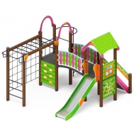 ЛУКОМОРЬЕ детский игровой комплекс ДИК 2.25.06-11.С (Н=1200)