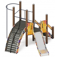 СПОРТ (Ритм) детский игровой комплекс ДИК 1.06.01-01 (H=900)