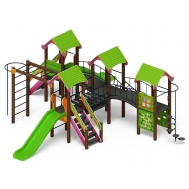 ЛУКОМОРЬЕ детский игровой комплекс ДИК 2.25.08-01 (H=1200)