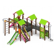 ЛУКОМОРЬЕ детский игровой комплекс ДИК 2.25.08-01.С (Н=1200)