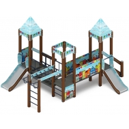 КОРОЛЕВСТВО (Коты) детский игровой комплекс ДИК 1.15.08-21 (H=750)