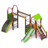 ЛУКОМОРЬЕ детский игровой комплекс ДИК 2.25.09-01.С (Н=1200)