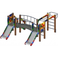 КАРАПУЗ (Граффити) детский игровой комплекс ДИК 1.001.04-03 (Н=750)