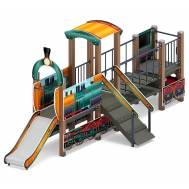 ПАРОВОЗИК детский игровой комплекс ДИК 1.03.5.01-18 (H=750)