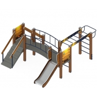 КАРАПУЗ (Эко) детский игровой комплекс ДИК 1.001.05-02 (H=750)
