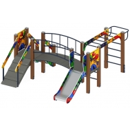 КАРАПУЗ (Граффити) детский игровой комплекс ДИК 1.001.05-03 (Н=750)