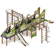 АЭРОПЛАН детский игровой комплекс ДИК 2.03.4.04-02 (H=1200)