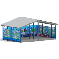 Теневой навес (ДПС) МФ 70.6.4-14