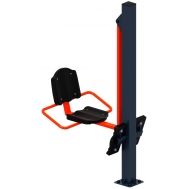 Тренажер уличный ЖИМ НОГАМИ (красный) СТ 011-11