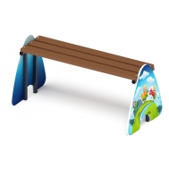 Скамья СОЛНЫШКО для детской площадки МФ 41.01.03