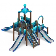 МОРСКОЙ детский игровой комплекс ДИК 2.17.04-01 (H=900, H=1200, H=1500)