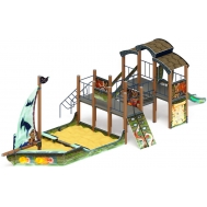 ПАРУСНИК детский игровой комплекс ДИК 2.03.3.02-04 (H=1200)