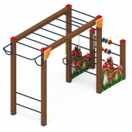 Детская площадка Спортивная серия для младшего возраста МУХОМОРЧИК 3 СК 1.01.09-01