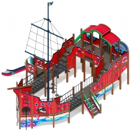 ФРЕГАТ детский игровой комплекс ДИК 2.03.3.04-10 (H=2000, H=1500)