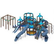 МОРСКОЙ детский игровой комплекс ДИК 2.17.07-01(H=1200, H=2000, H=2000, H=2000)