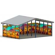 Теневой навес (Сафари) МФ 70.6.4-10