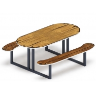 Столик детский овальный МФ 31.01.09-02