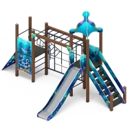 МОРСКОЙ детский игровой комплекс ДИК 2.17.09-01 (H=1500)