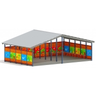 Теневой навес (Карандаши) МФ 70.8.5-09