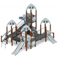 КОСМОПОРТ детский игровой комплекс ДИК 2.14.02-01 (H=750, H=1200, H=2000)