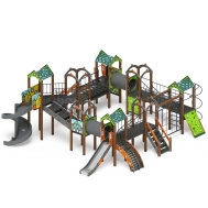 ОСТРОВ ДЕТСТВА (Город) детский игровой комплекс ДИК 2.01.8.02-21 (Н=1200, Н=2000)