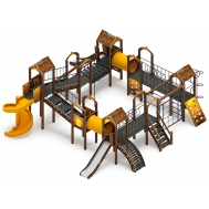 ОСТРОВ ДЕТСТВА (Эко) детский игровой комплекс ДИК 2.01.8.02-22 (Н=1200, Н=2000)