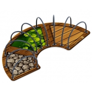 Лаз РУЧЕЕК для детской площадки СО 1.10.05-11