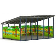 Теневой навес (Полянка) МФ 71.6.4-07