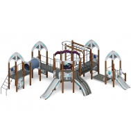 КОСМОПОРТ детский игровой комплекс ДИК 2.14.03-01 (H=750, H=1200)