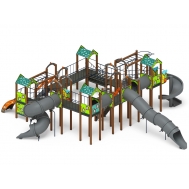 ОСТРОВ ДЕТСТВА (Город) детский игровой комплекс ДИК 2.01.8.02-31 (Н=1200, Н=2000, Н=2000)