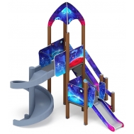 КОСМОПОРТ детский игровой комплекс ДИК 2.14.04-02 (H=750, H=2000)