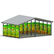 Теневой навес (Пчёлка) МФ 70.6.4-05