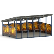 Теневой навес (Эко) МФ 71.6.4-02