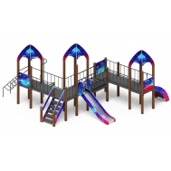 КОСМОПОРТ детский игровой комплекс ДИК 2.14.07-02 (H=1200)
