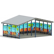 Теневой навес (Город) МФ 70.6.4-01