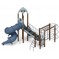 КОСМОПОРТ детский игровой комплекс ДИК 2.14.09-01 (H=2000)