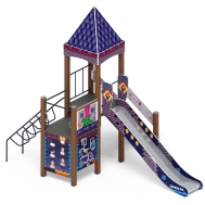 ЗАМОК детский игровой комплекс ДИК 2.18.04-03 (H=1500)