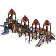 ЗАМОК детский игровой комплекс ДИК 2.18.10-02 (H=1500, H=2000)