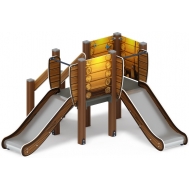 МАЛЫШ горка двойная (Н=750) ИО 41.01.02-02