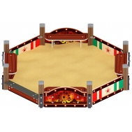 Песочница восьмигранная КАРНАВАЛ (Шапито) ИО 5.01.04-20