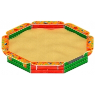 Песочница восьмигранная (ракушки) ИО 5.01.04-40