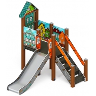 Горка с Домиком (Город) (Н=900) ИО 41.01.05-01