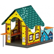 ДОМИК МИНИ тип 3 (Город) для детской площадки МФ 10.01.12-02